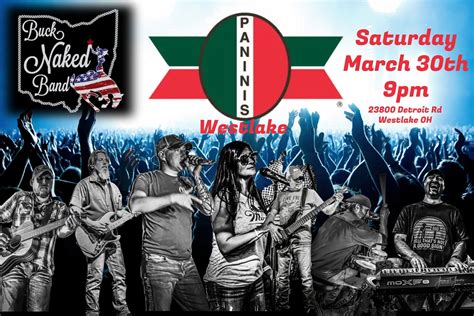 BNB LIVE Upcoming Shows Of The Buck Naked Band