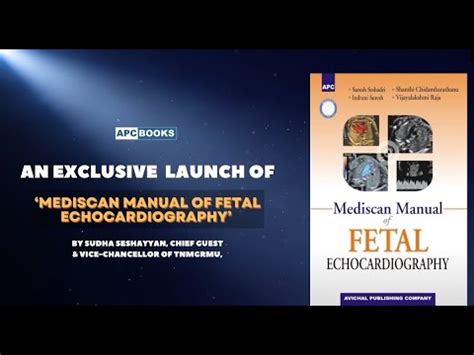 Launch Of MediScan Manual Of Fetal Echocardiography YouTube