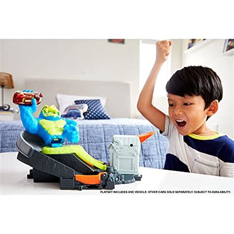 Hot Wheels City Ataque Del Mono Pista De Coches De Juguete Incluye