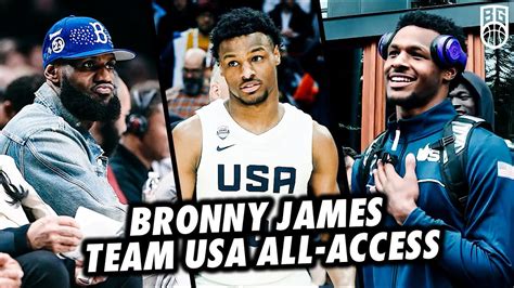 BRONNY JAMES SHINES FOR TEAM USA AT THE NIKE HOOP SUMMIT YouTube