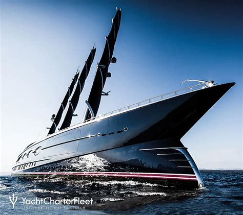 Second Largest Sailing Yacht In The World 107m Black Pearl Joins The