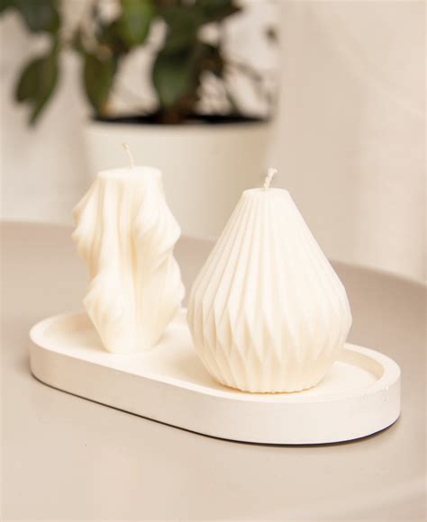 Гипсовый поднос овальный ALMA home - Производство косметики Alma Cosmetics