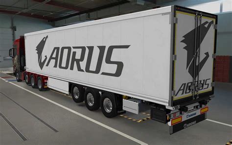 Skin Scs Trailer Krone Cool Liner Aorus Ets Ets Ats Mod