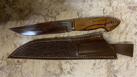 Нож из мехпилы - YouTube