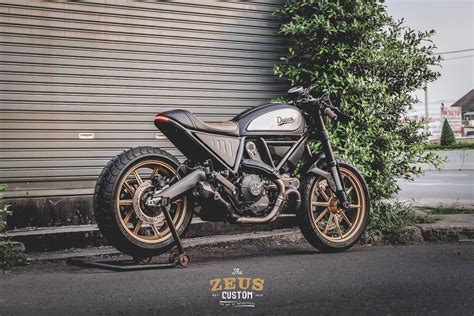 Ducati Scrambler 800 Cafe Racer Custom | Reviewmotors.co