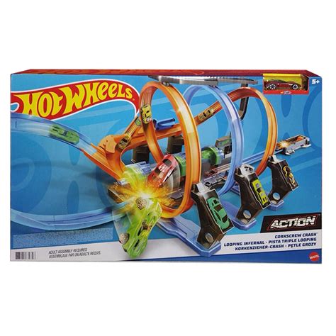 پیست Hot Wheels مدل Corkscrew Crash پانزی تویز