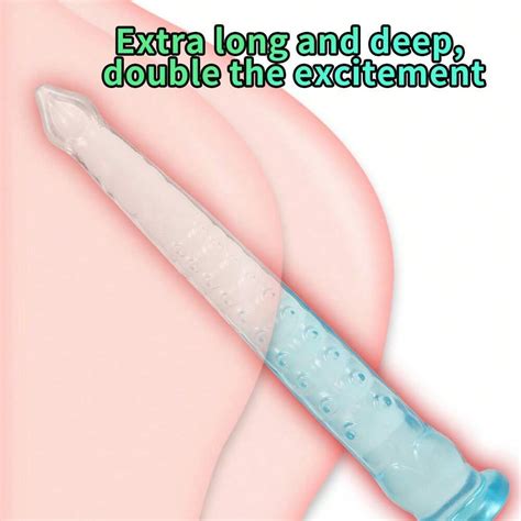 S Per Dildo Anal Largo Para Estimular El Ano Y La Vagina Dilatador Anal Suave De Silicona