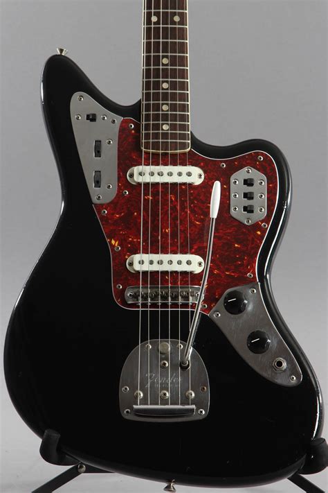 1965 Fender Jaguar Black Refinished Guitar Chimp