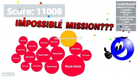 Agar Io Mission Replacing Name On Leaderboard Youtube