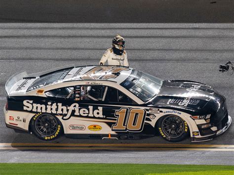 Aric Almirola Smithfield Daytona Duel Win Raced Nascar