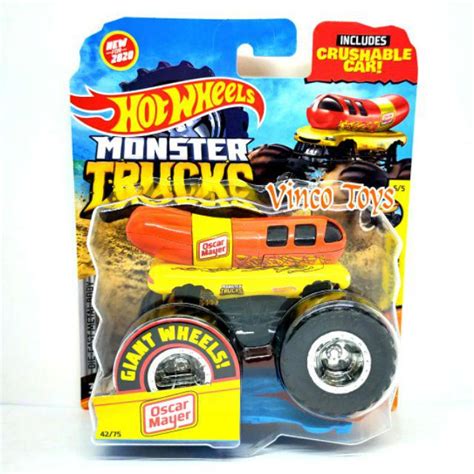 Jual HOT WHEELS MONSTER TRUCK Shark Wrek Mega Wrex Loco Punk1 Bad Scoop Hotweiler Demo Derby