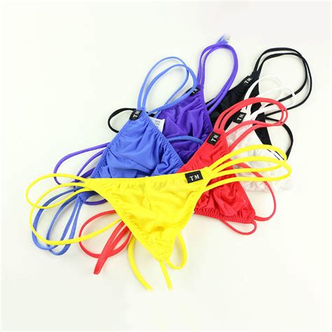 Men Sexy T Back Low Rise Briefs Jockstrap Bikini G String Pouch Thong Underwear Shopee Singapore