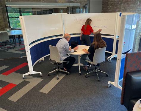 Curved Rolling Whiteboard Agati Furniture