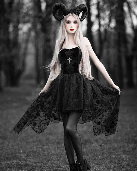 Elegant Black Asymmetric Gothic Dress | Gothic outfits, Gothic dress, Black gothic dress