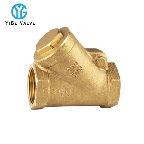 Yg Brass Swing Check Valve Check Valve Y Pattern Swing Check