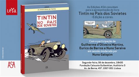 Lan Amento Do Livro Tintin No Pa S Dos Sovietes Edi O A Cores E