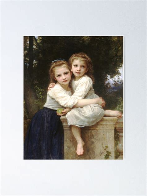 William Adolphe Bouguereau Two Sisters Poster For Sale By Vivanne Art Redbubble