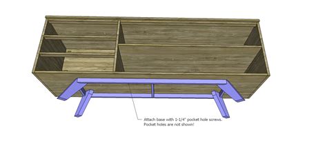 Free Diy Furniture Plans To Build An Mid Century Modern Credenza The Design Confidential