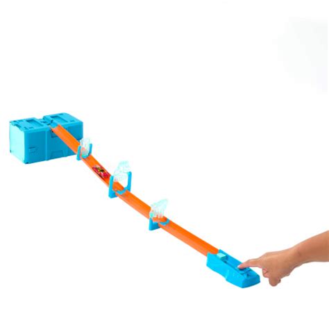 Hot Wheels Track Builder Eis Crash Set Spielwaren Heinz