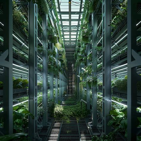 Future Farming Technology Premium Ai Generated Image