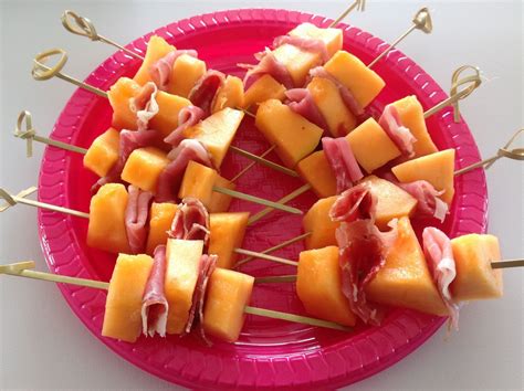 Recette Brochettes Melon Jambon Sec Sur Vos Fourchettes Blog De