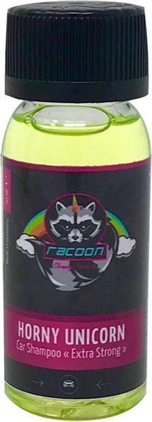 Racoon Autoshampoo Horny Unicorn Ml Groen Bol