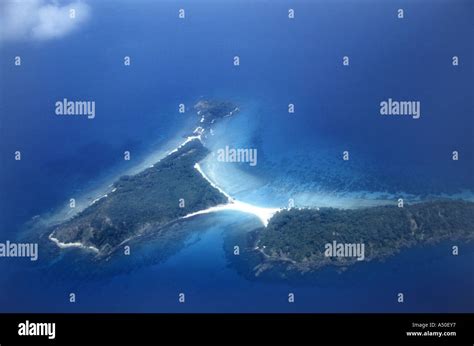 aerial view  andaman nicobar island stock photo alamy