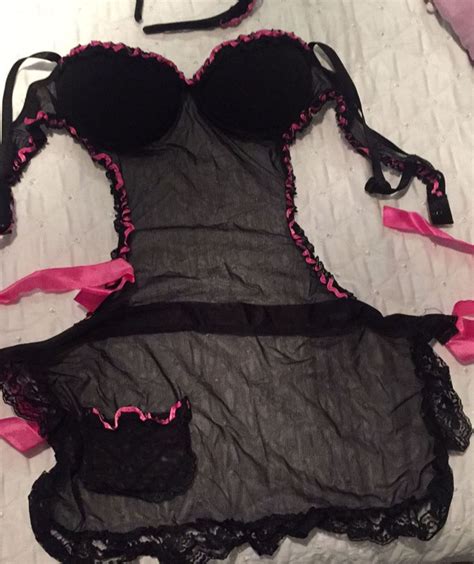 Fantasia De Empregada Sexy Lingerie Feminina Sexy Usado 17924122 Enjoei