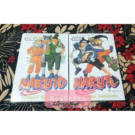 Jual Komik Manga Seri Naruto Vol 21 Dan 22 By Masashi Kishimoto