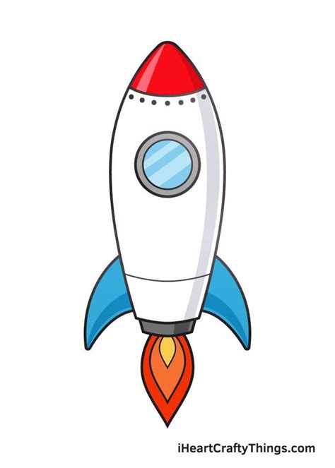 20 Easy Rocket Drawing Ideas - How to Draw a Rocket