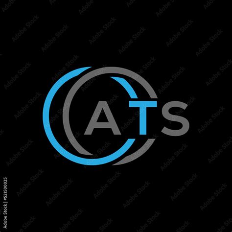 Ats Logo Monogram Isolated On Circle Element Design Template Ats