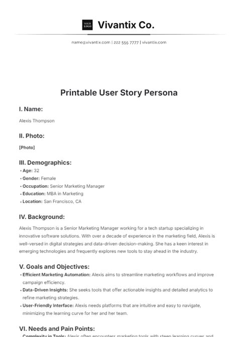 Free Life Story Journal Template to Edit Online