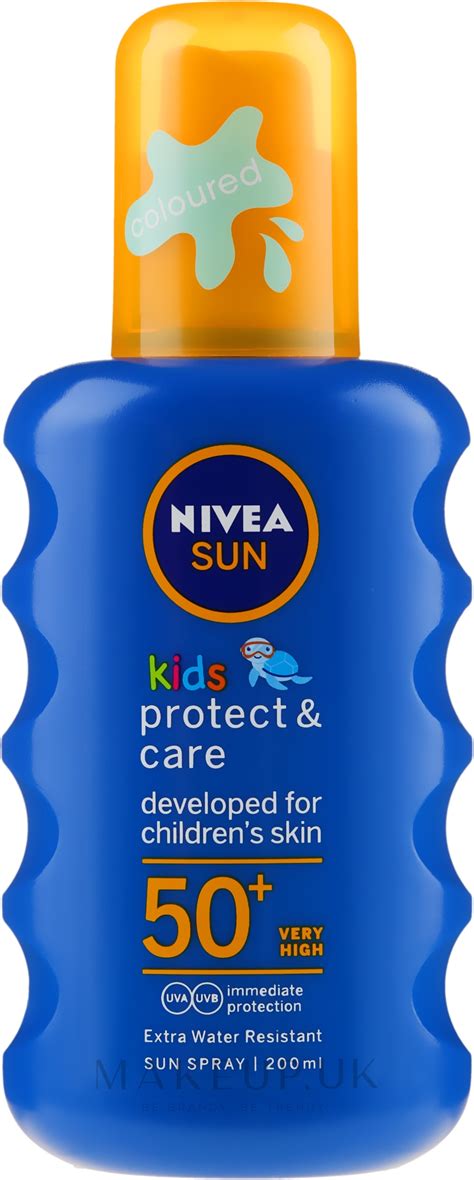 NIVEA Sun Kids Moisturising Spray SPF 50+ - Sunscreen Spray | Makeup.uk