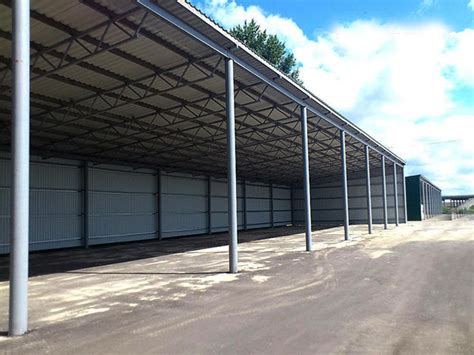 Навесы для хранения металла