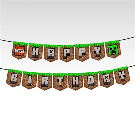 minecraft banner birthday 1