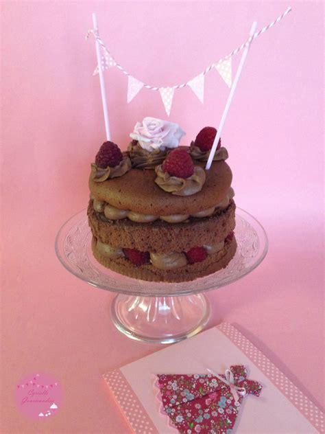 Naked Cake Chocolat Framboise Cyrielle Gourmandise