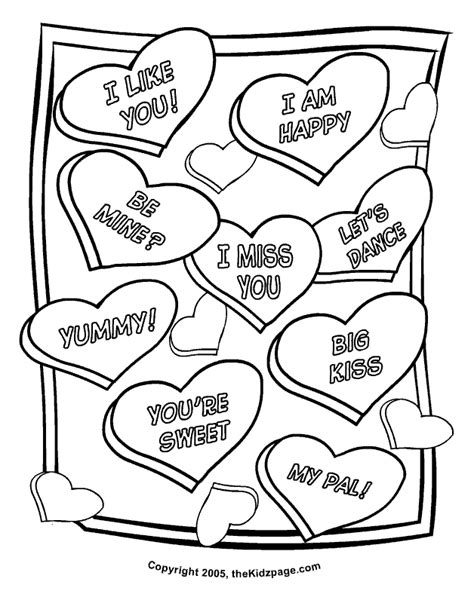 Valentine Heart Coloring Pages - Coloring Nation