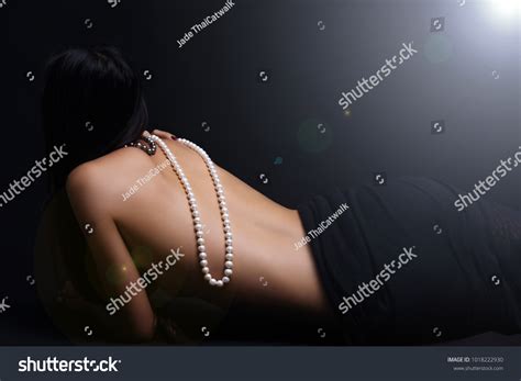 Portrait Beautiful Nude Long Straight Black Stock Photo Shutterstock