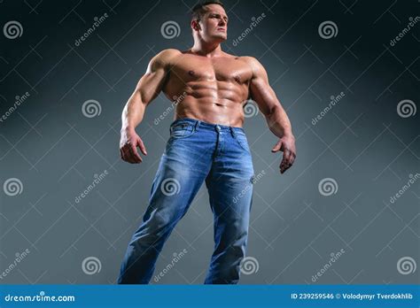 Cuerpo Sexy Hombre Desnudo Con Torso Desnudo Cuerpo Recortado De Gay Sexy Muscular Desnudo