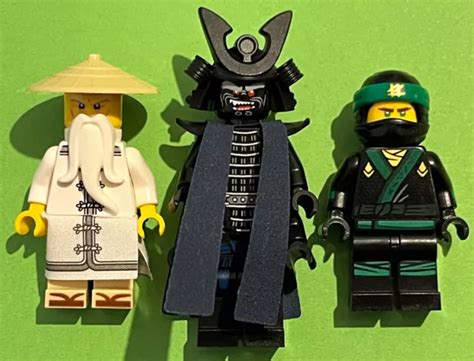 Lego Ninjago Lloyd Lord Garmadon Sensei Wu Minifigures From Set