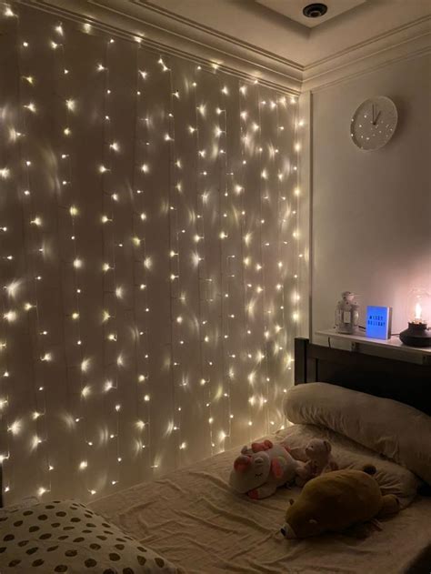 fairy lights bedroom in 2024 | Bedroom makeover, Bedroom decor lights ...