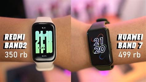 Redmi band 2 Vs Huawei Band 7 - YouTube