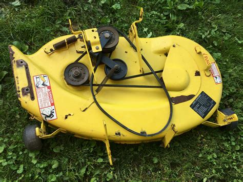 John Deere Stx38 38 Mower Cutting Deck Assembly Yellow Deck Stx 38 Ebay