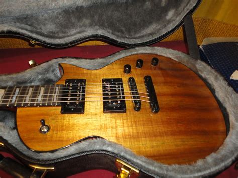 Very Nice Esp Ltd Ec 1000 N427 Koa Made In Korea In Tkl Hard Reverb