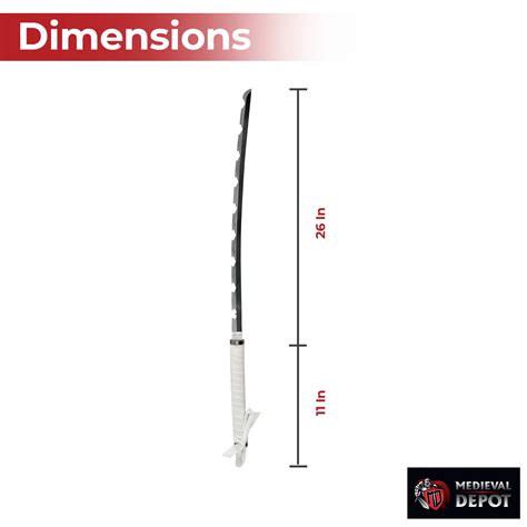 Inosuke Hashibira Demon Slayer Replica Nichirin Katana Sword — Medieval ...