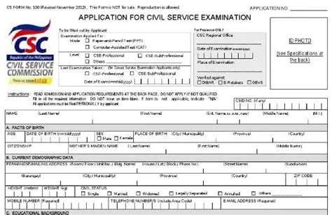 Civil Service Commission Now Accepting Application For October Csc