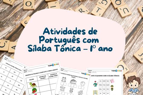 Atividades De Sílaba Tônica
