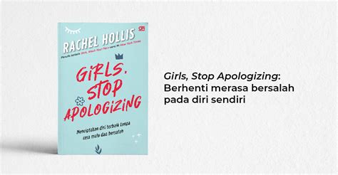 buku girls stop apologizing belajar menjadi versi terbaik  diri