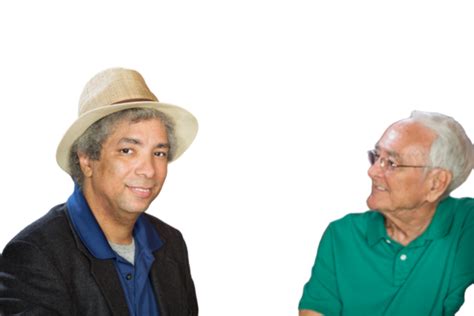 Mature Men Conversing Senior Elder Guy European Latino Ethnic PNG Transparent Image And