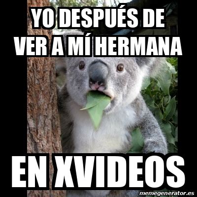 Meme Koala Yo después de ver a mí hermana En xvideos